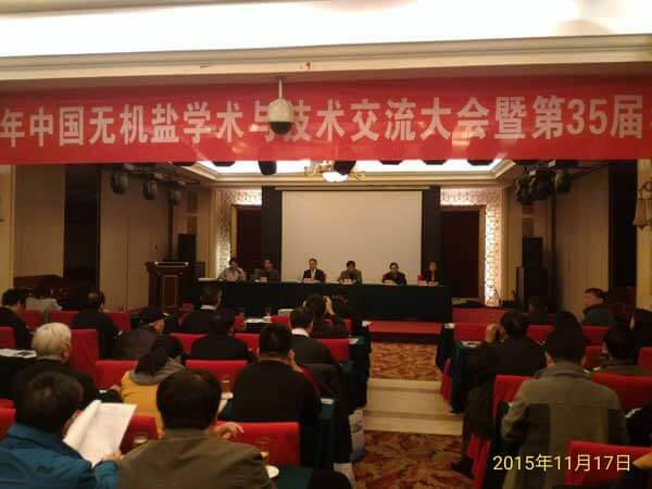 三丰集团参加2015年中国无机盐学术与技术交流大会