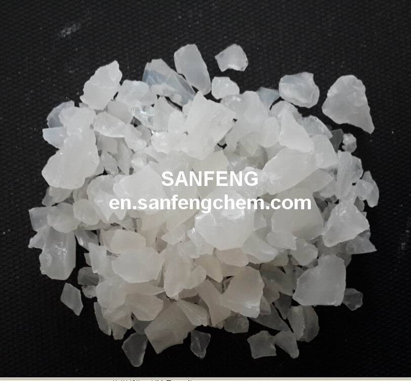 Non-ferric aluminium sulphate flake